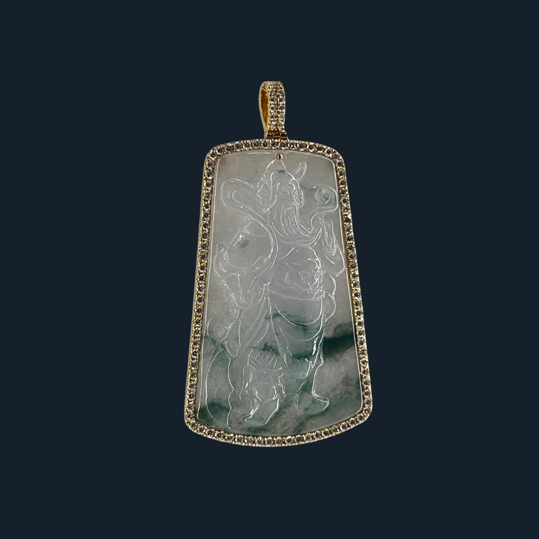 💎 ICED Green Jade Guan Gong